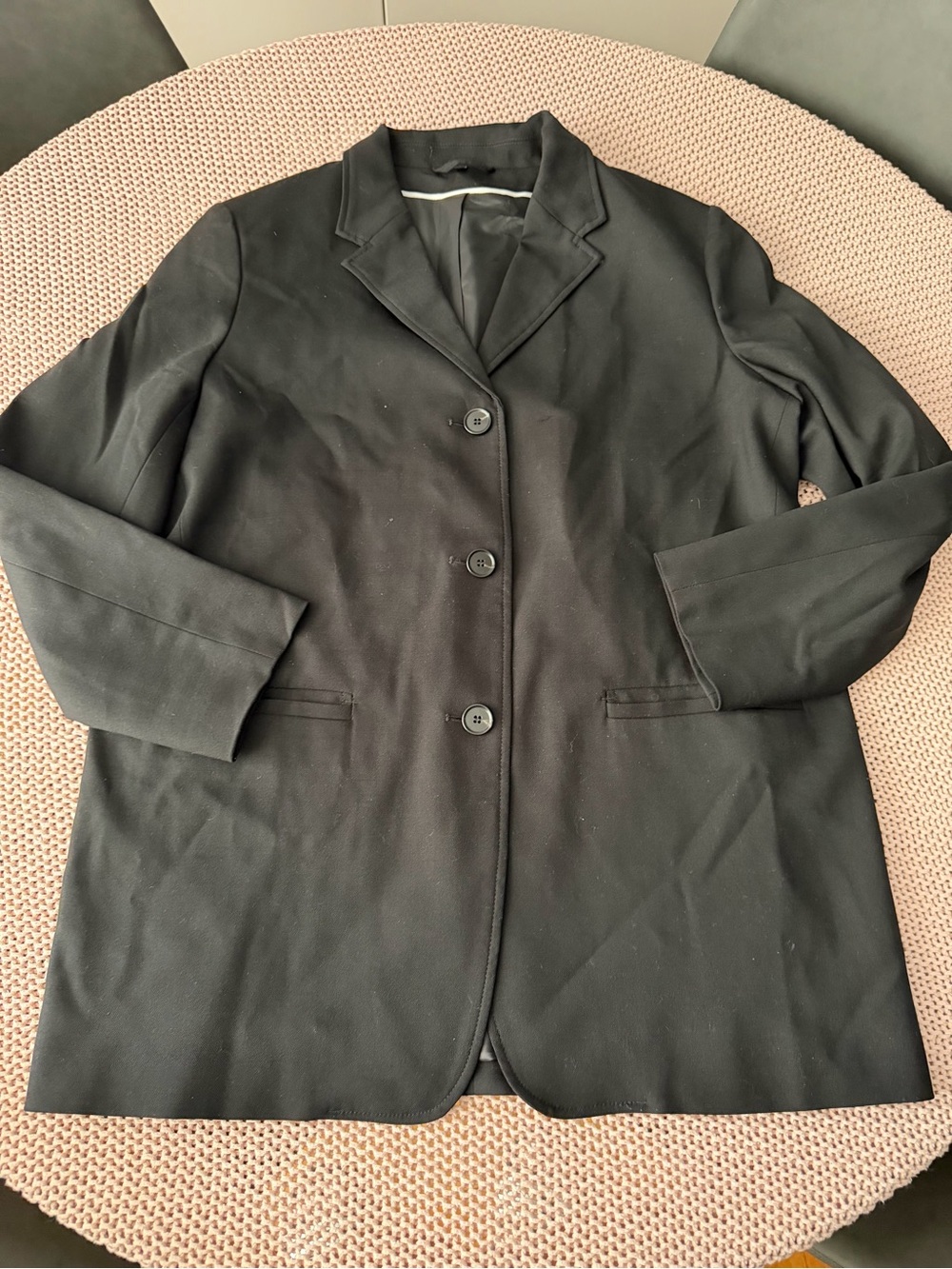 Cos Oversized wool blazer black size 10